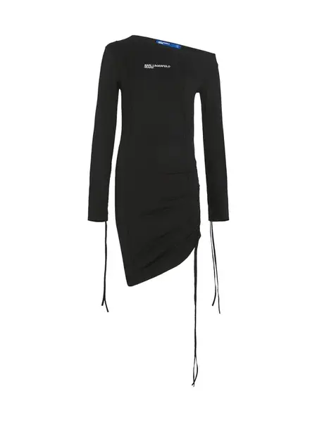 KARL LAGERFELD JEANS Šaty  čierna / biela