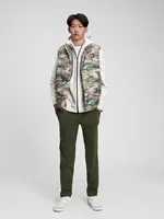 GAP Dětské tepláky cozy fit tech pants - Kluci