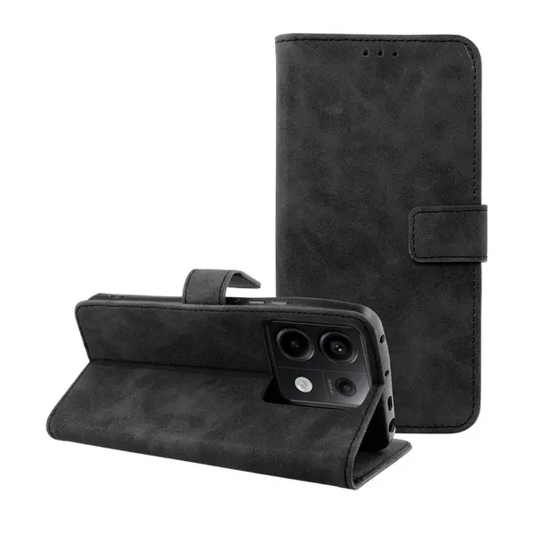 Flipové pouzdro TENDER Book pro Xiaomi Redmi Note 13 Pro 5G, černá