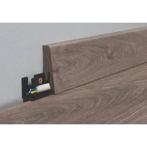 Lišta soklová Naturel hnedá, MDF, dĺžka 260 cm, L58C8476