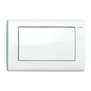 Tece Planus ovládacie tlačidlo z nerezu v bielej farbe 9240314 9.240.314