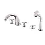 Vaňová batéria RAV Slezák MORAVA so sprchovacím setom chróm MK169.0P