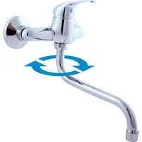 RAV SLEZÁK Sázava drezová batéria s otočným ramienkom 150 mm chróm sa001.5/21 SA001.521