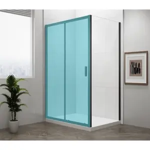 Polysan Easy Black bočná zástena k sprchovacím dverám 70 cm EL3115B