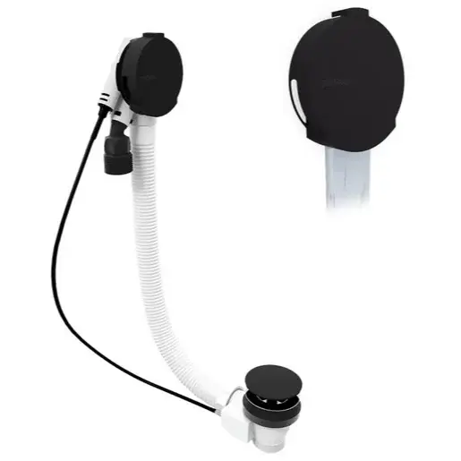 Vaňový automat Polysan čierna ABS/mosadz 71857.21