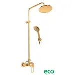 RAV SLEZÁK Nil sprchový systém kartáčovaná zlatá nl282.5/7zk NL282.57ZK