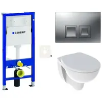 Závesný WC set Geberit do ľahkých stien / predstenová KOLO Rekord SIKOGES3K4