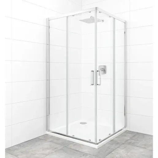 Sprchový kút štvorec 100x100 cm SAT TEX SATBKTEXQ100CRT