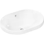 Hansgrohe Xuniva U zápustné umývadlo 55x40 cm bez otvoru pre batériu, s prepadom 60157450