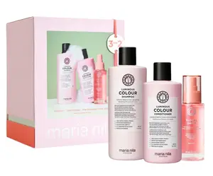 Dárková sada pro ochranu barvených vlasů Maria Nila Luminous Colour Holiday Box + dárek zdarma