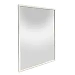 Zrkadlo Naturel Oxo v bielom ráme, 60x80 cm, ALUZ6080B