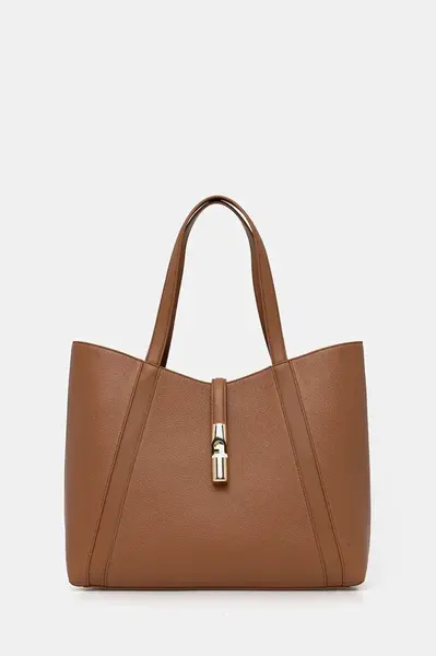 Kožená kabelka Furla