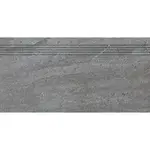 Schodovka Rako Quarzit tmavo sivá 30x60 cm mat DCPSE738.1