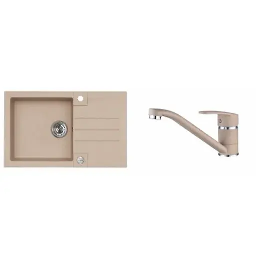 Set drezu a batérie Alveus ROCK 130 + bat. Nina beige SETA055