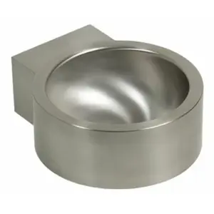 Umývadlo Sanela 36x23 cm nerez mat bez otvoru pre batériu SLUN17