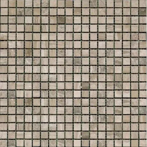 Kamenná mozaika Premium Mosaic Stone šedá 30x30 cm mat STMOS15GYW