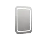 Zaoblené zrkadlo 60x70 cm s LED osvetlením, topná fólia, senzor s nastaviteľnou teplotou 2700-6500K, IP44 ZIL6070KTLEDS