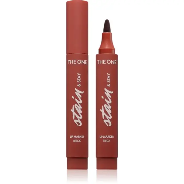 Oriflame The One Stain & Stay dlouhotrvající rtěnka ve fixu odstín Brick 2.5 g