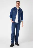 Pánské rifle WRANGLER W10TM6098 STRAIGHT DARK STONE Velikost: 36/32