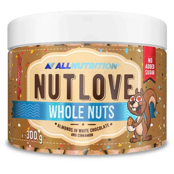 Nutlove Wholenut - Almonds In White Chocolate And Cinnamon