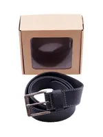 Opasek WRANGLER W0081US01 BLACK BASIC STITCHED BELT Délka: 90 cm