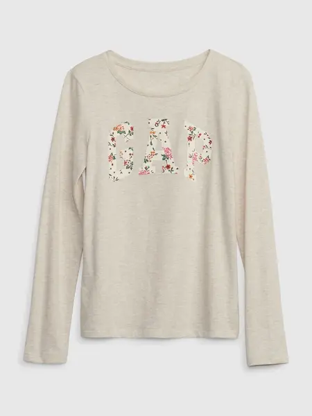 GAP Dětské tričko s dlouhým rukávem - Holky