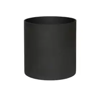 Květináč Puk, barva volcano černá, více velikostí - PotteryPots Velikost: L - v. 24.5 cm, ⌀ 25 cm