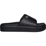 Tommy Hilfiger PLATFORM MONOGRAMPOOLSLIDE Dámské pantofle, černá, velikost