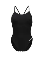 ARENA Jednodielne plavky 'LACE BACK SOLID'  čierna