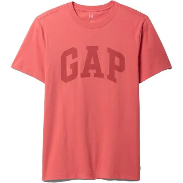 GAP BASIC LOGO Pánske tričko, červená, veľkosť