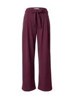 ONLY Plisované nohavice 'ONLEVI'  vínovo červená