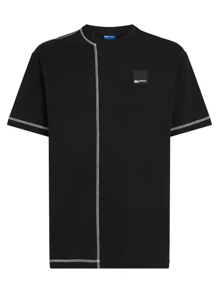 KARL LAGERFELD JEANS Tričko  čierna / biela