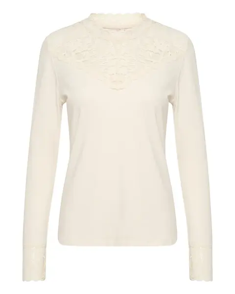 Cream Blúzka 'CR Trulla'  biela ako vlna