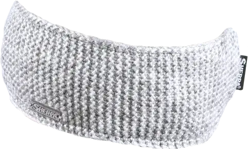 Dámská zimní pletená čelenka sherpa mara šedá uni