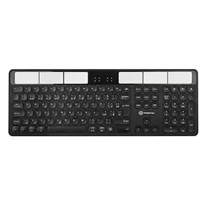 Powerton LIFE SOLARSLIM Solární klávesnice bezdrátová CZ/SK, černá