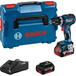 Bosch Professional Aku príklepová vŕtačka GSB 18V-90 C+L-Box 136+2x5.0Ah+nabíj.
