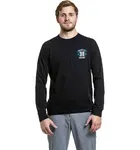 Meatfly pánské tričko s dlouhým rukávem Blackheart Skull Black | Černá | Velikost XXXL | 100% bavlna