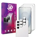 JP 5D Combo pack, Sada 2 5D tvrzených skel a 2 sklíček na fotoaparát, Samsung Galaxy S25 FE