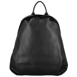 Dámský kožený batoh černý - Delami Vera Pelle Ricardo