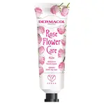 DERMACOL Flower Care Opojný krém na ruce Růže 30 ml