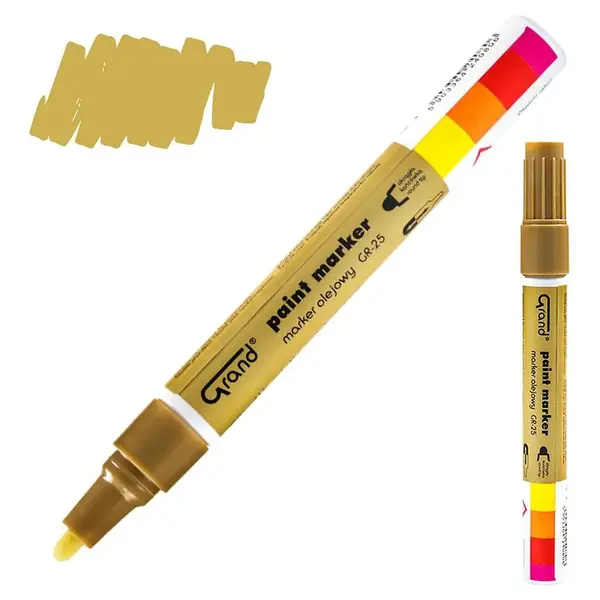 Stavebný popisovač olejový zlatý