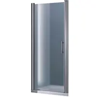 Sprchové dveře Samos 90 chrom/mřížkované sklo