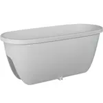 Truhlík Balconia na zábradlie plast biely  60 cm