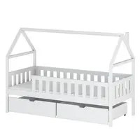 Posteľ Domček Domi 90x200 biela