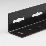 L-profil na police čierny lakovaná oceľ 25x25x2000 mm