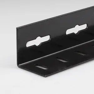 L-profil na police čierny lakovaná oceľ 25x25x2000 mm