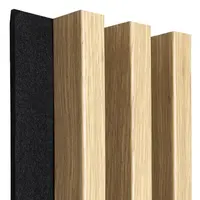 Akustické panely lamelove 3D na plsti Dub Saragossa 137x2650mm