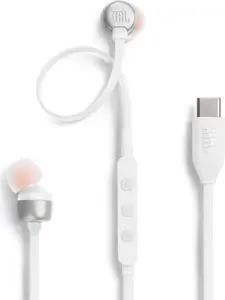 JBL Tune 310C In-Ear USB-C bílá