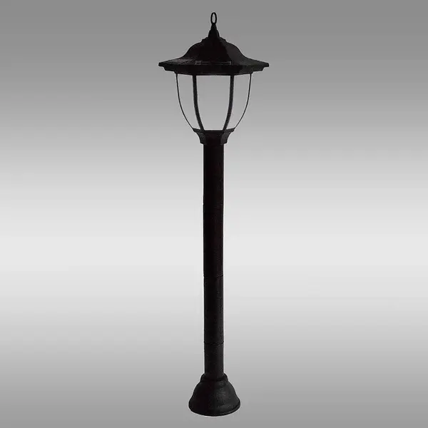 Solárny lampa stĺp AR VO2795 čierna LP1