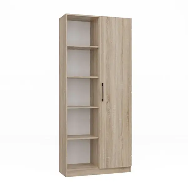 Regál 80 cm dveře sonoma